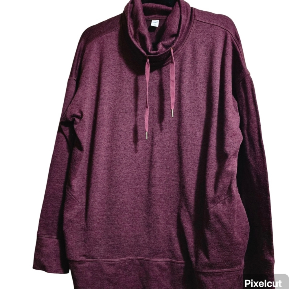 OLD NAVY Sweater-Knit Jersey Plus-Size Tunic Top